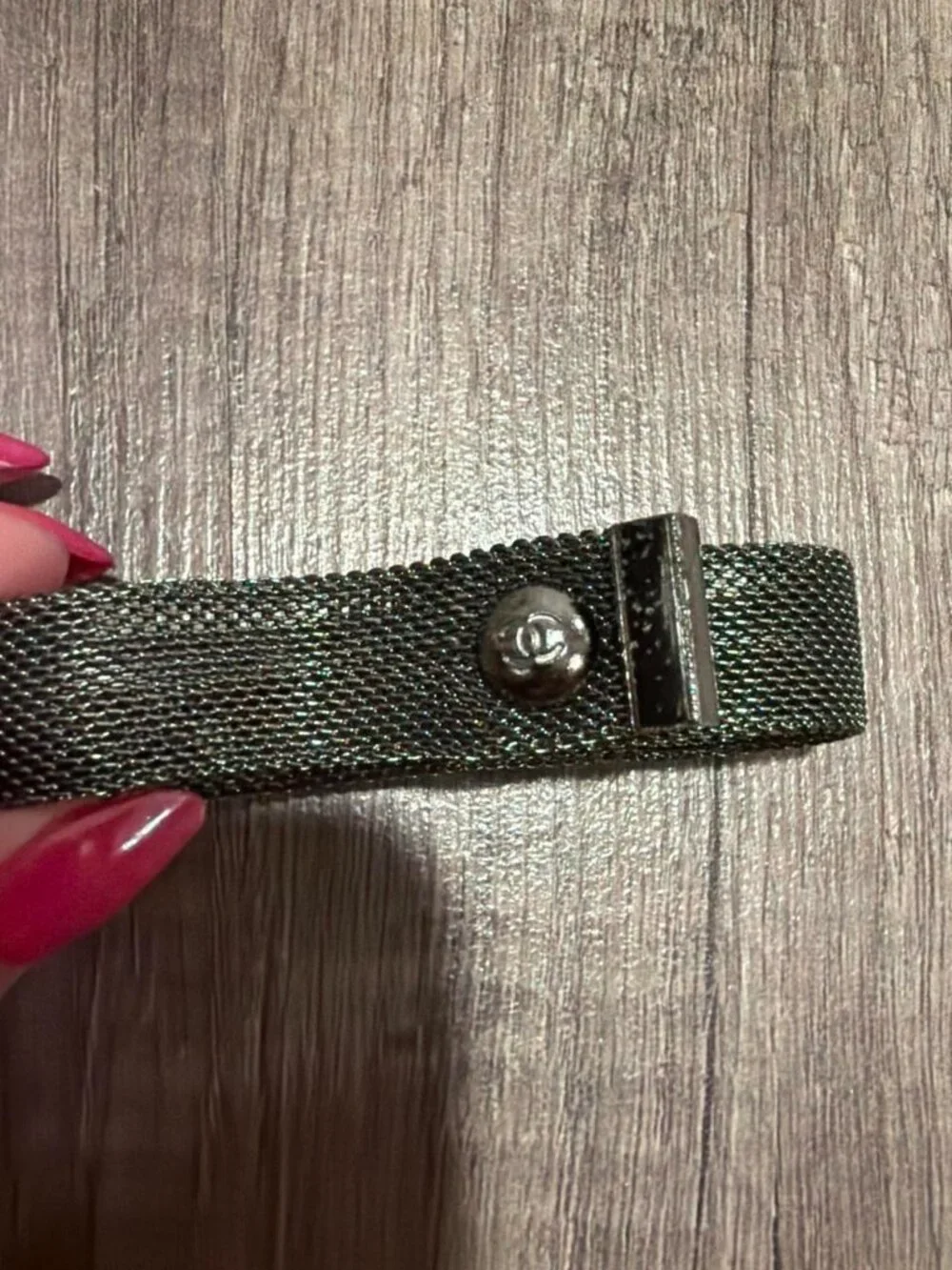 CHANEL ruthenium mesh